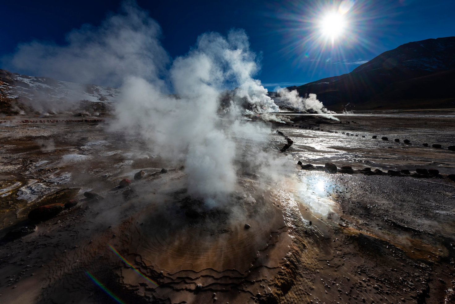 Volcanic area - Geyser - El Tatio - Geothermal energy